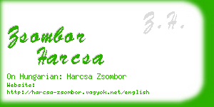 zsombor harcsa business card